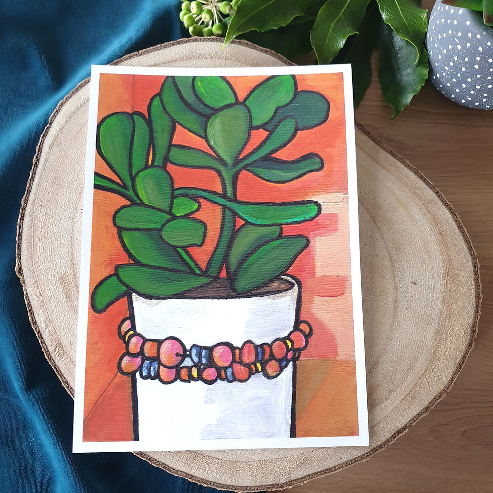 Thumbnail: Jade Plant Giclee Print