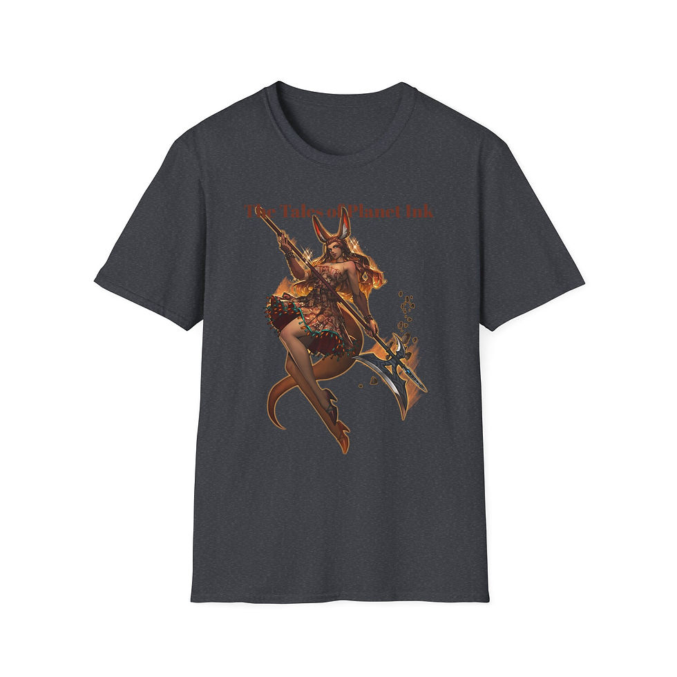Thumbnail: Anubis Warrior Goddess T-Shirt | Egyptian Mythology, Fantasy Art
