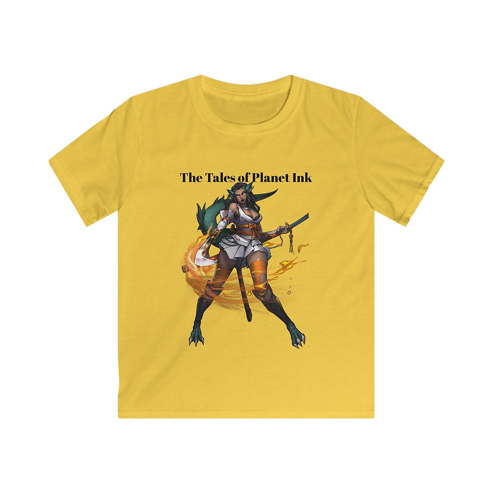 Thumbnail: Kids T-Shirt — "The Tales of Planet Ink" Fantasy Archer Graphic Tee