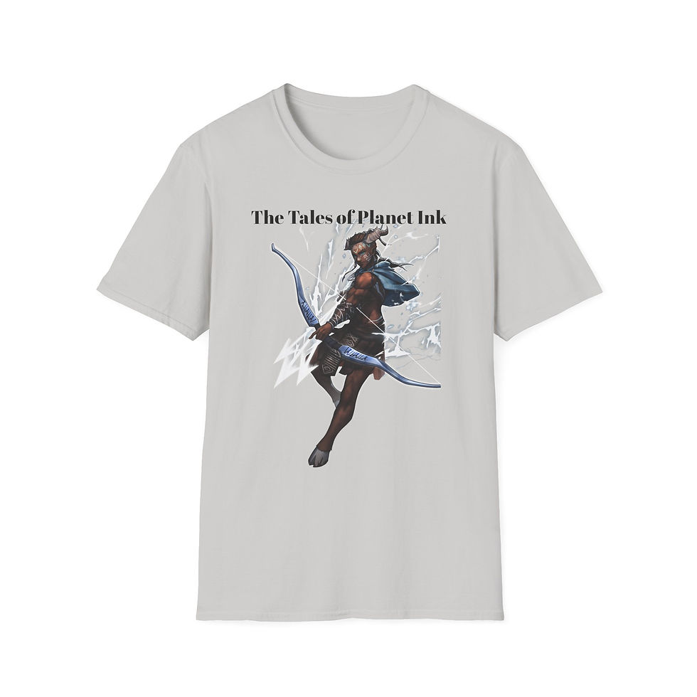 Thumbnail: The Tales of Planet Ink Archer T-Shirt | Fantasy Archer Illustration