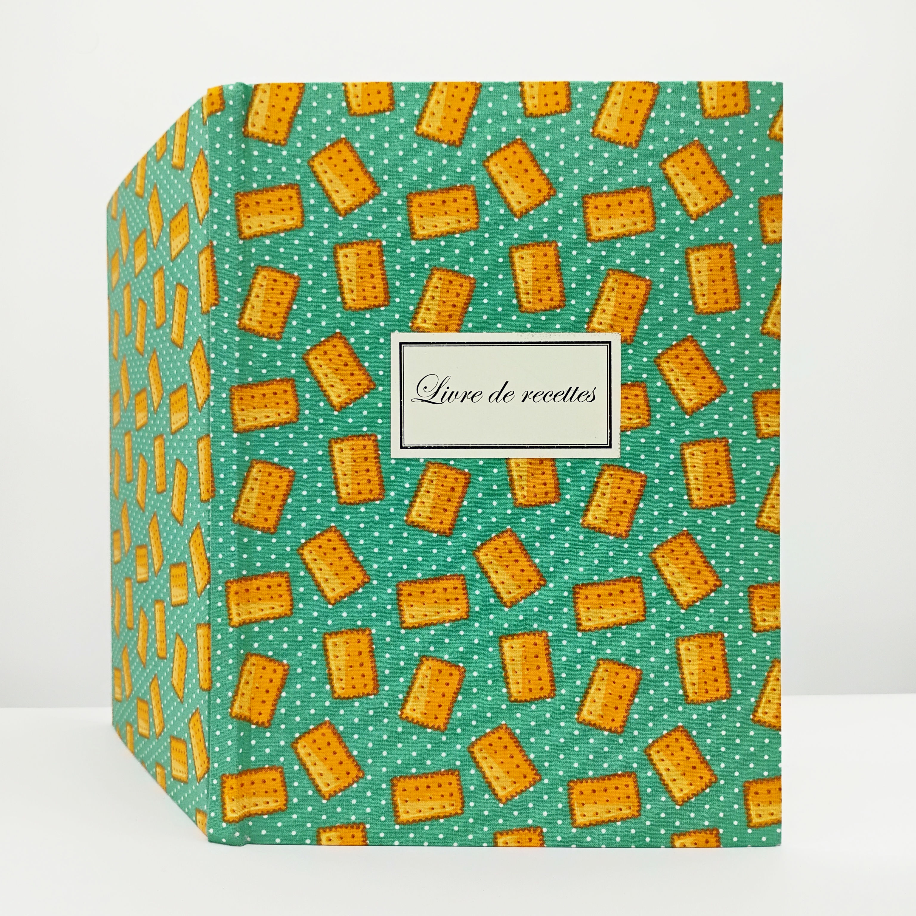 Livre de recettes - Motif petits beurres