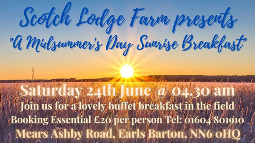 MIDSUMMER SUNRISE BREAKFAST