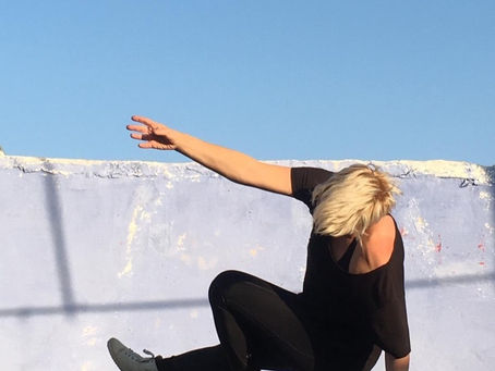 Outdoor dance class in the time of Covid