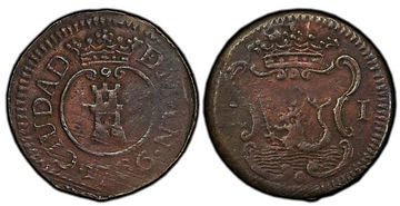 Spanish-Philippine Copper Coinage - Barilla