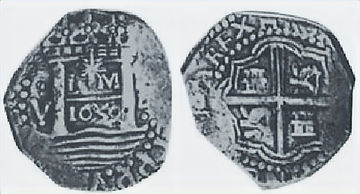 Spanish Colonial Pillar Silver Cob