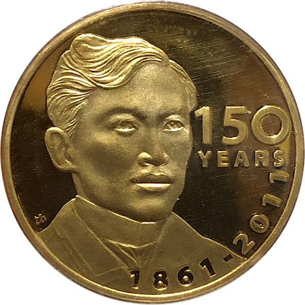 Jose Rizal 2011 150th Birth Commemorative Anniversary Medal