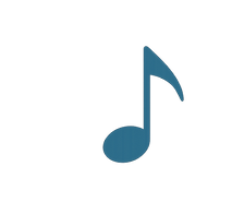 A music note - individual music therapy