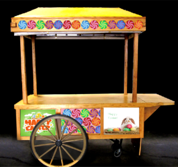 Wooden Pushcart