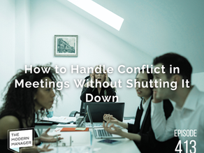 How to Handle Conflict in Meetings Without Shutting It Down