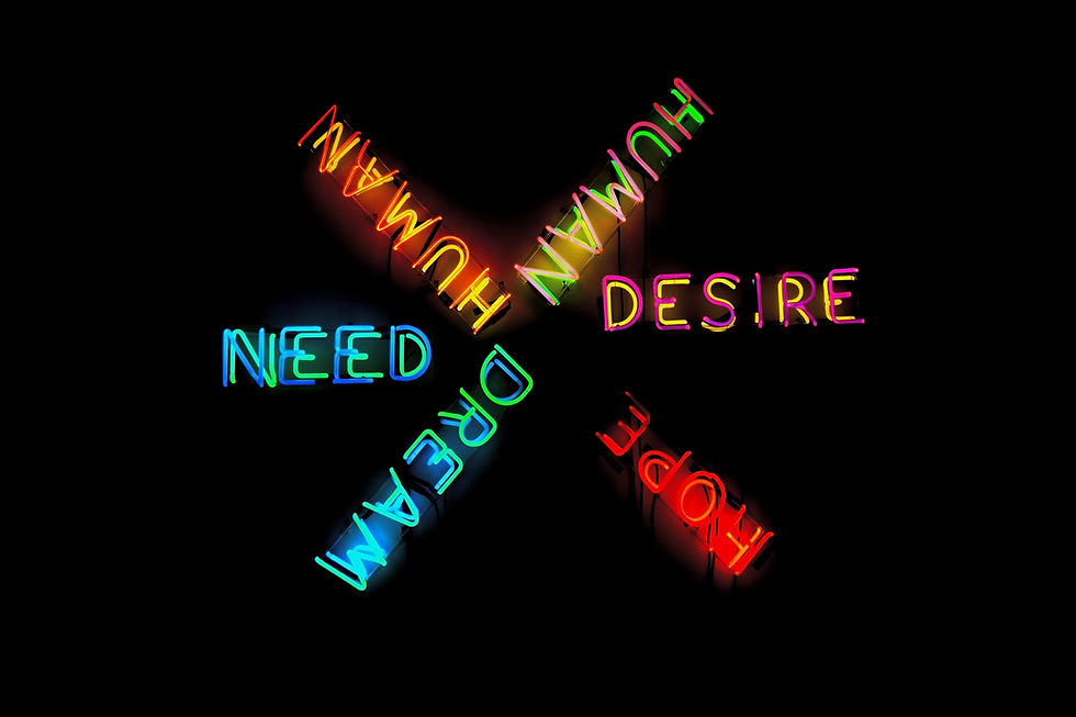 Need, Dream, Desire, Hope, Human