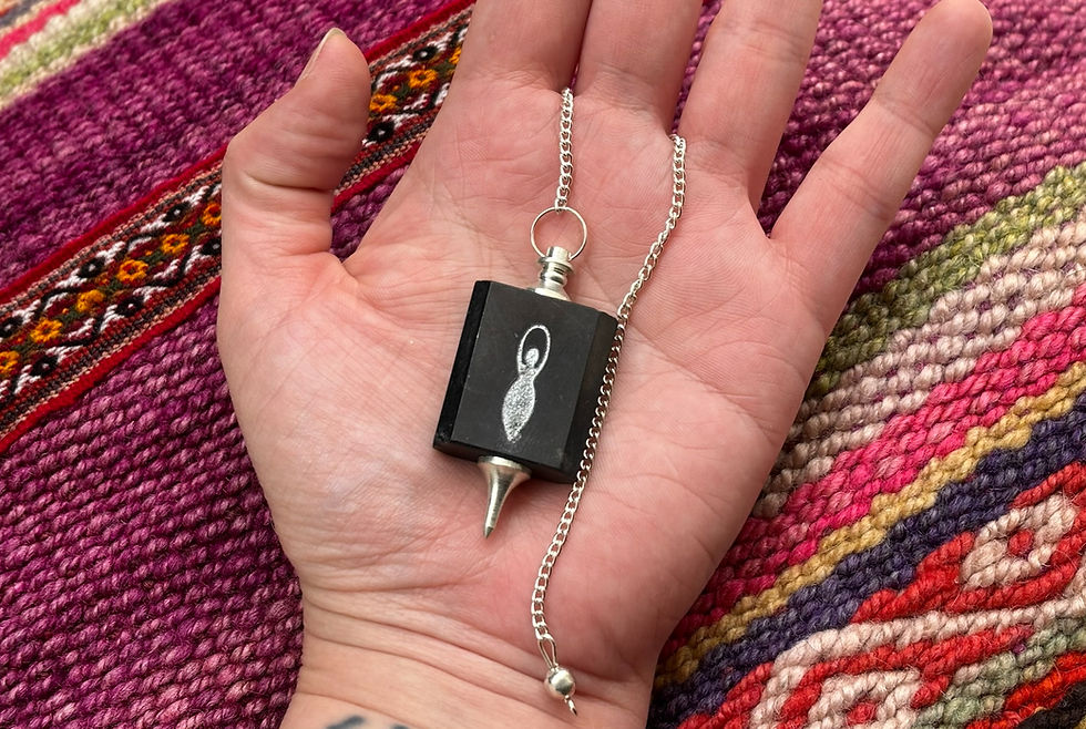 Goddess Shungit Pendulum | Shungit Pendulum | Goddess | Divine Feminine | Pendulum