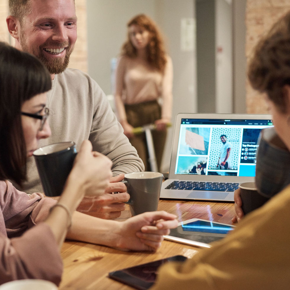 Dellside Digital marketing team collaborating on client strategy
