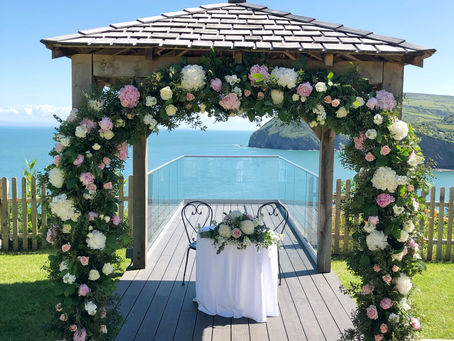 Sandy Cove Wedding Flowers - North Devon