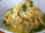 Spaghetti with Garlic, Oil and Chili Aglio Olio Peperoncino