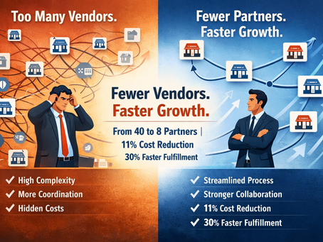 Reducing Vendor Dependence: Why Fewer Partners Can Mean Faster Growth