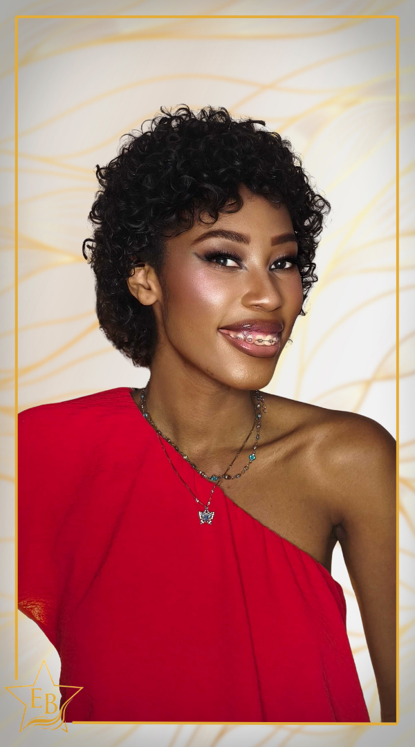 Miniatura: Wig Humana Solara LUXO BLACK - Cacheada - 35cm