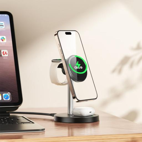 Miniatura: Supporto ricarica wireless 3in1