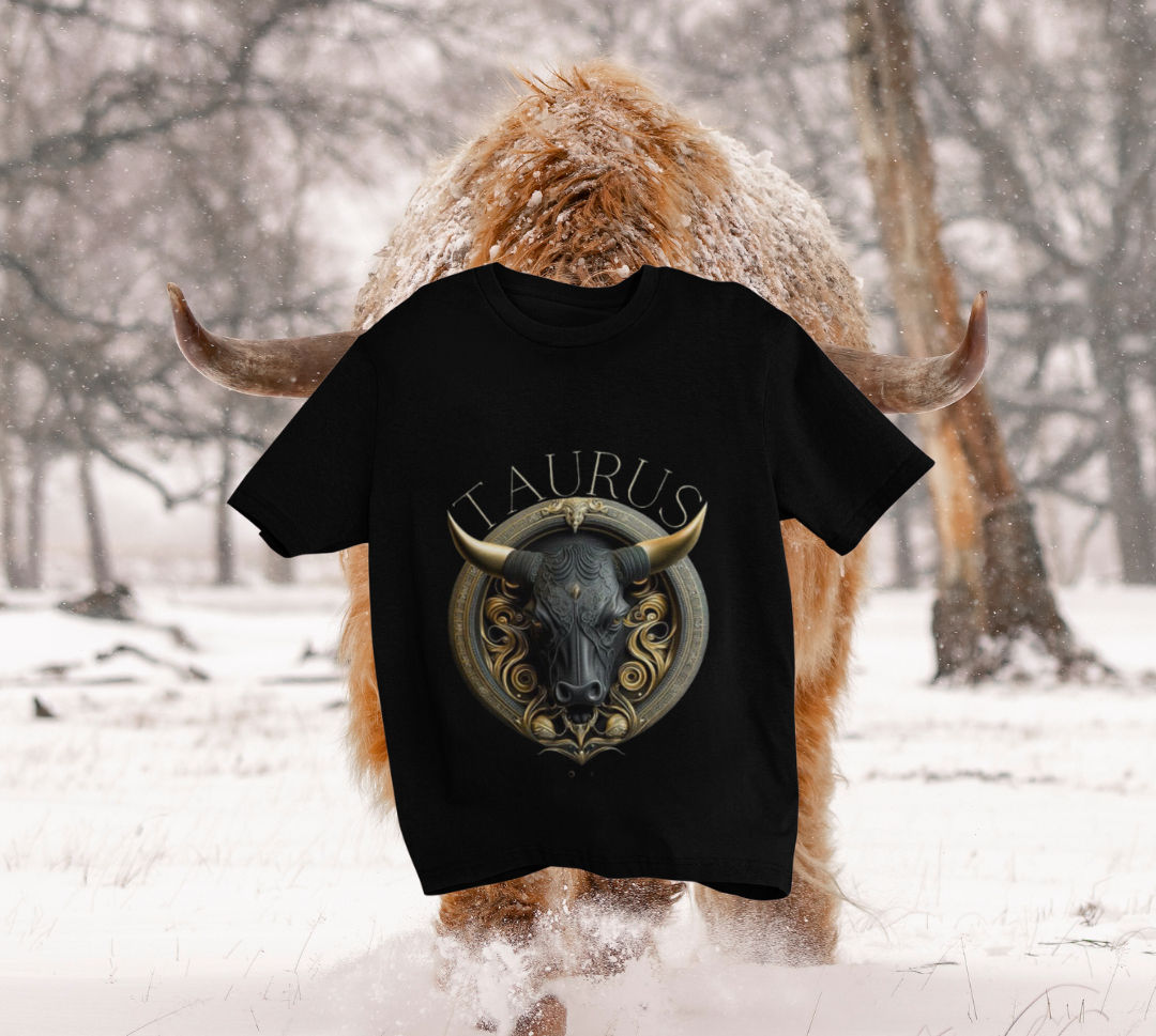 Taurus Zodiac T-Shirt – Strength Meets Style