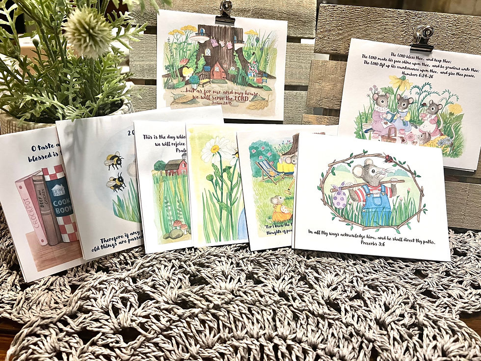 Thumbnail: NOTE CARD SETS - FIVE THEMES - 8 cards in each set! 