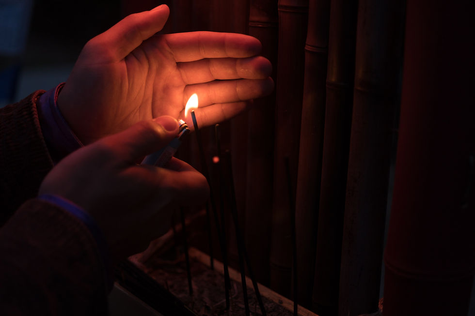 Lighting Incense