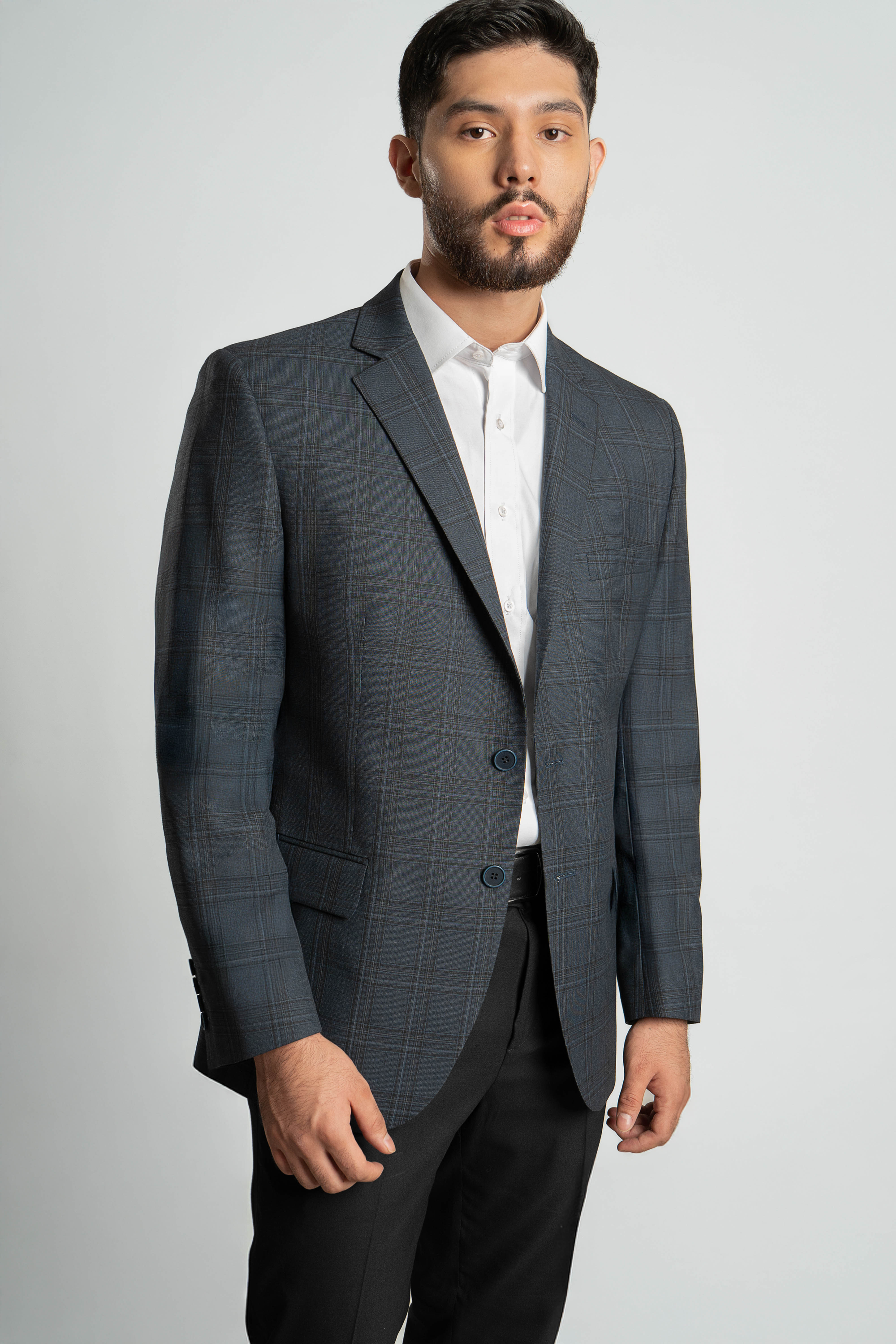 Saco Sport, Recto, 2 botones, Azul Marino 2