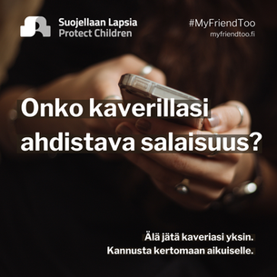Vahvistamme Aseman Lapset kanssa nuoriin kohdistuvien seksuaalirikosten esiintuloa & ilmoittamista