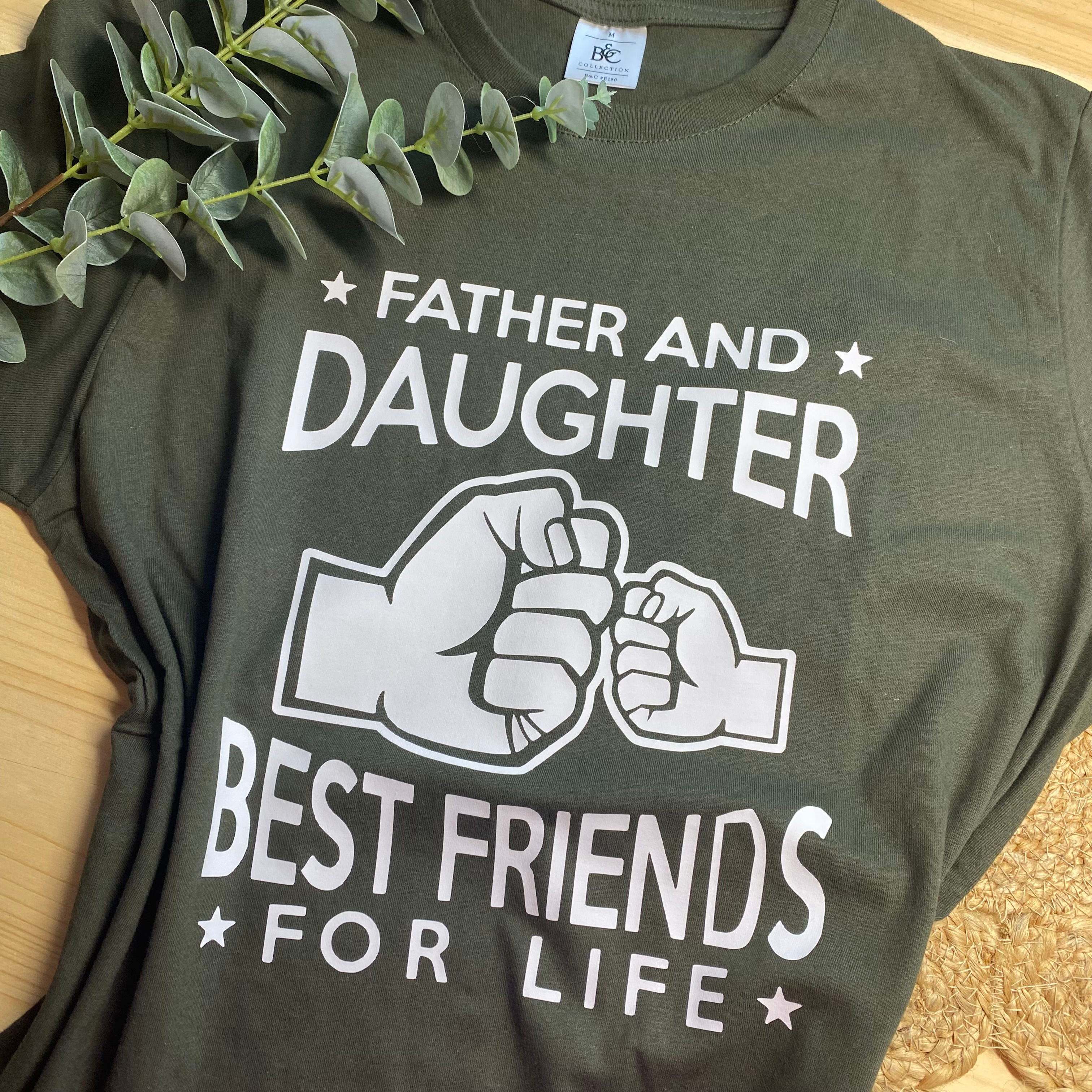 T-Shirt „Vater-Tochter“