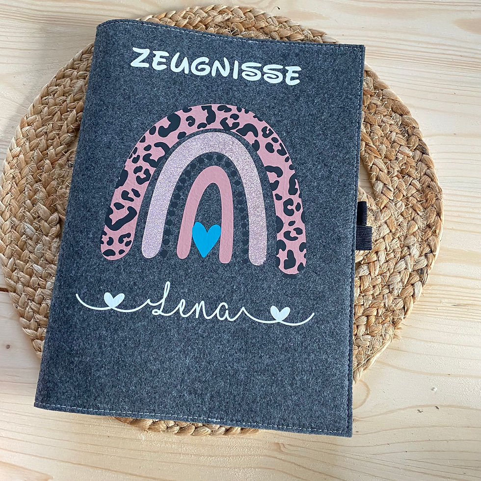 Miniaturbild: Zeugnismappe Regenbogen