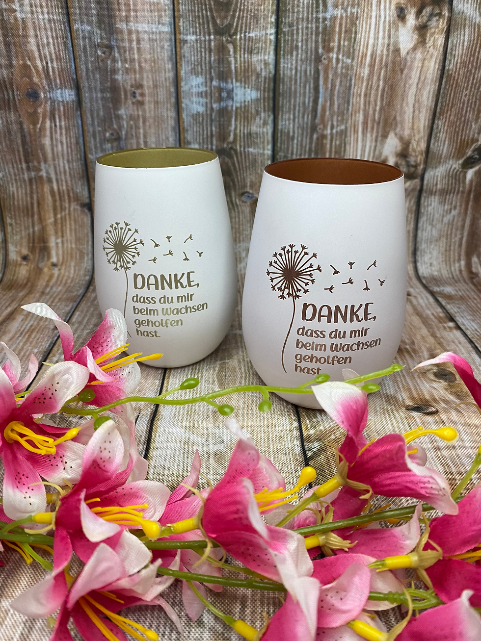 Windlicht "Danke"
