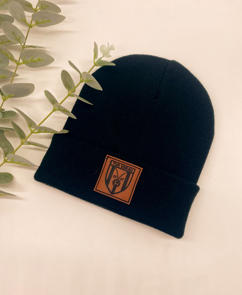 Miniaturbild: Ripp Beanie mit eigenem Wunschlogo