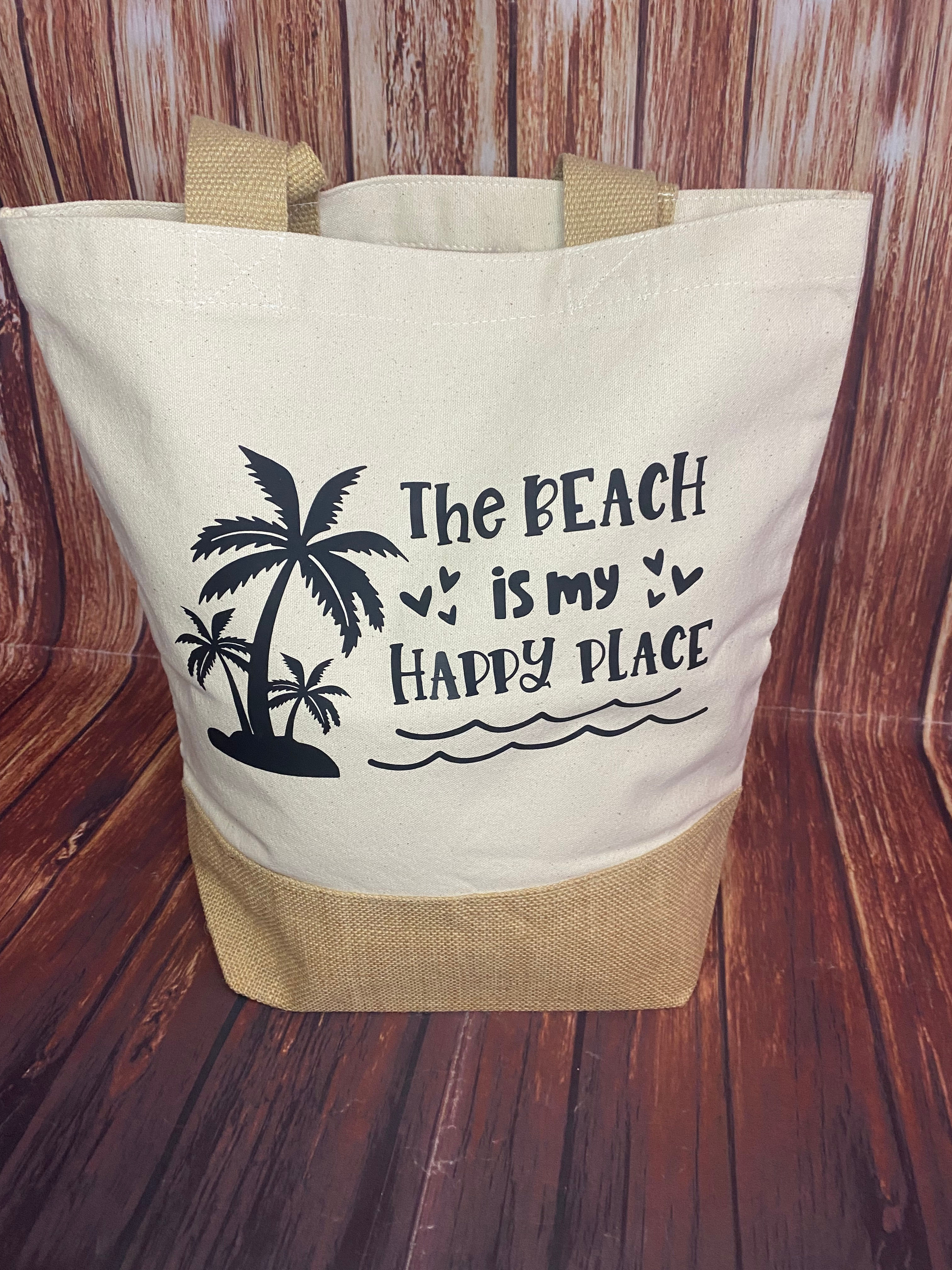 Strandtasche/Shopper "Happy Place“