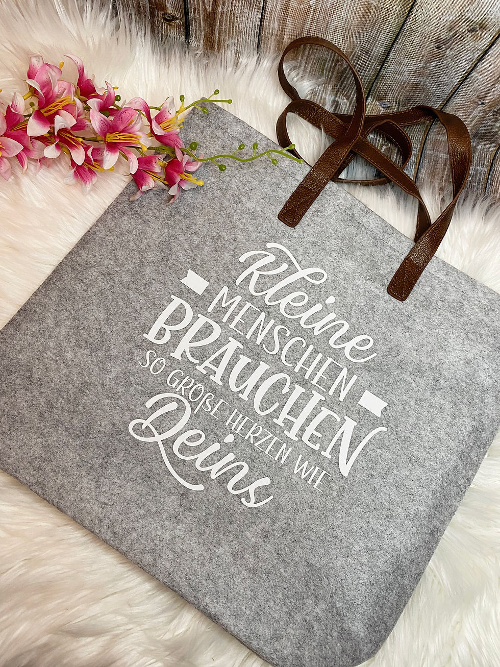 Filztasche „Kleine Menschen“