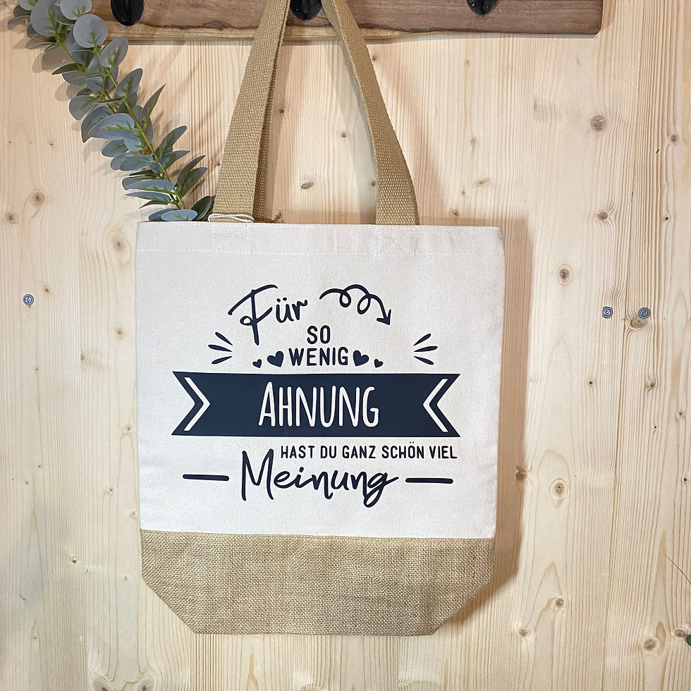 Strandtasche/Shopper "Meinung"
