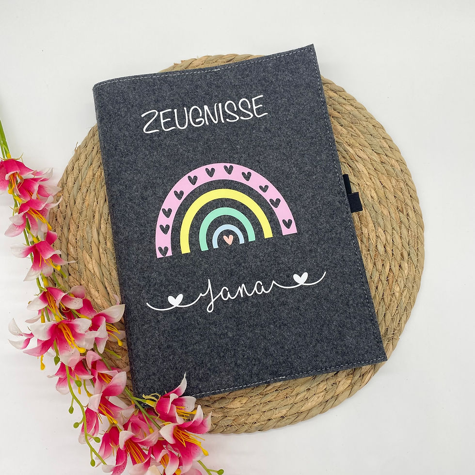 Miniaturbild: Zeugnismappe Regenbogen