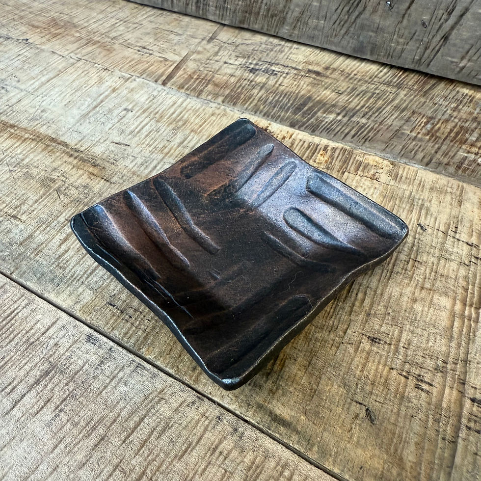 Thumbnail: Hand Forged Iron Bowl 4 Inches