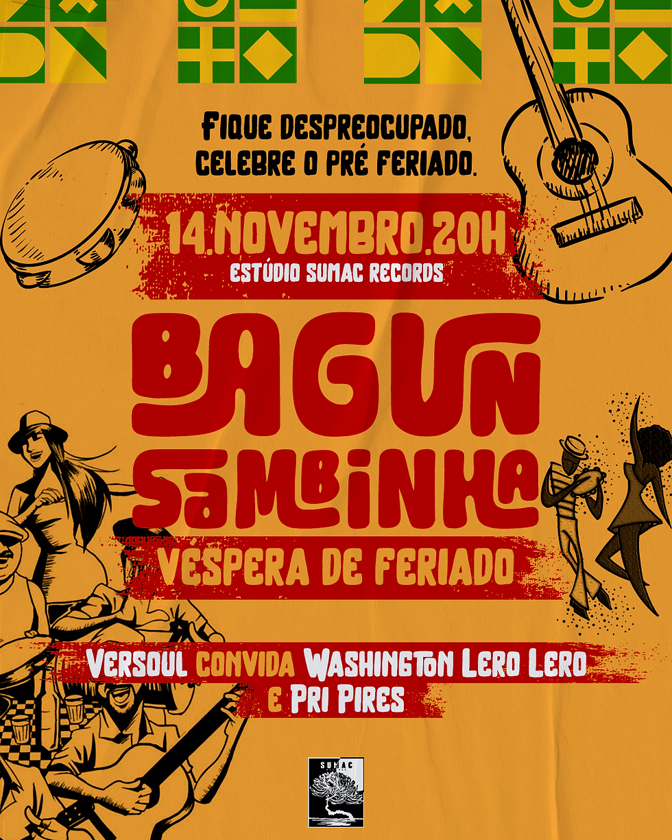 Bagunsambinha 14/Nov - Versoul conv. Lero Lero + DJ Pri Piris