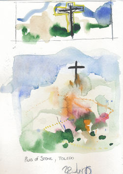 Toledo, piles of stone