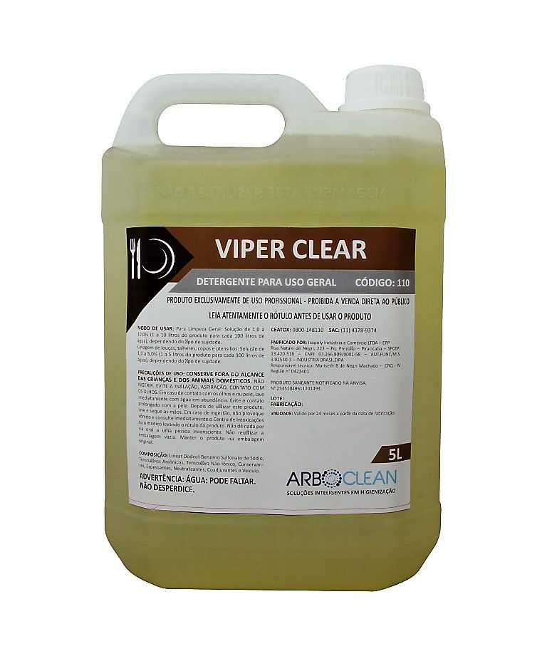 VIPER CLEAR - DETERGENTE