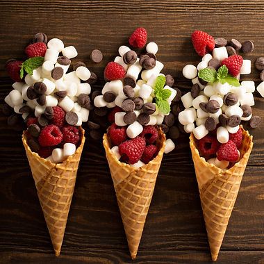 Sugar Cone S'mores