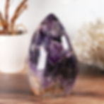 amethyst crystal freeform front left
