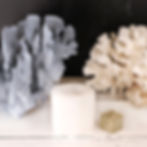 selenite crystal candle holder