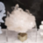 Thumbnail: small quartz crystal cluster rear