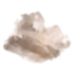 small quartz crystal cluster left side