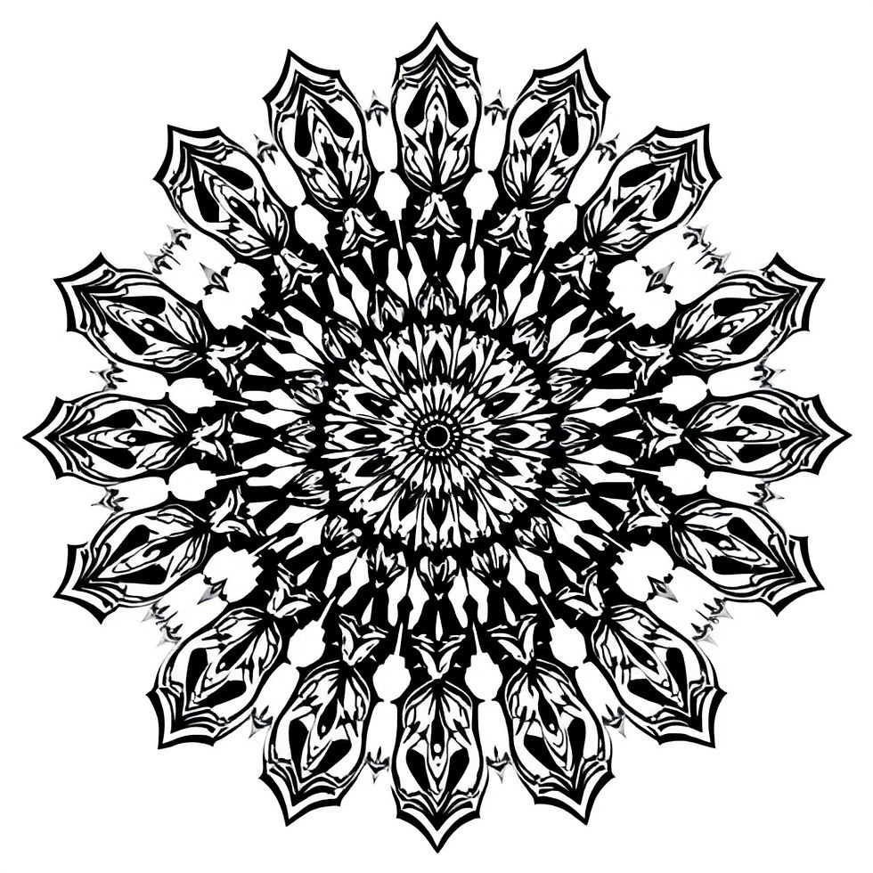 repeating mandala, black and white, not too intricate.jpg