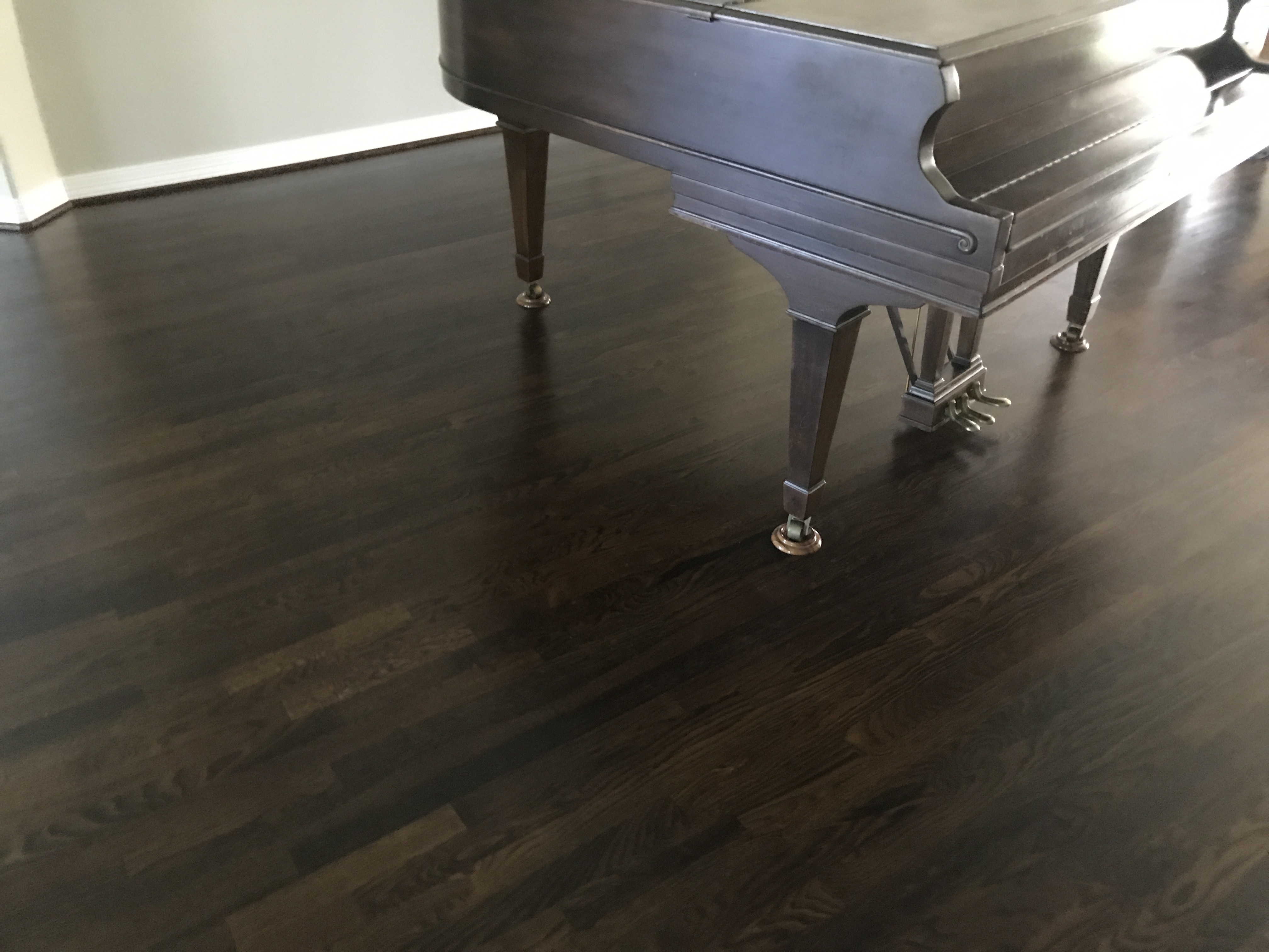 Wood floor refinishing