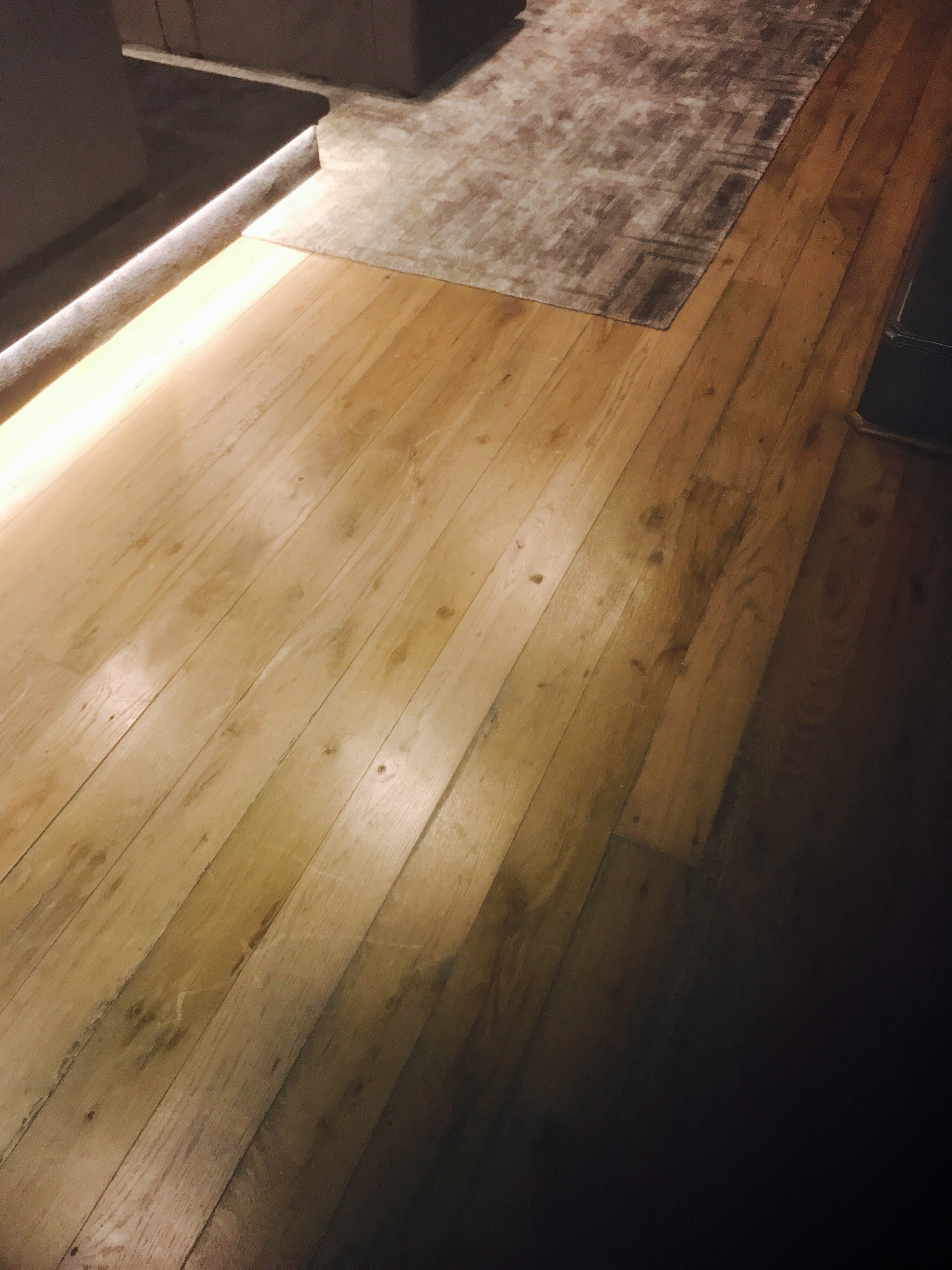 Wood floor refinishing