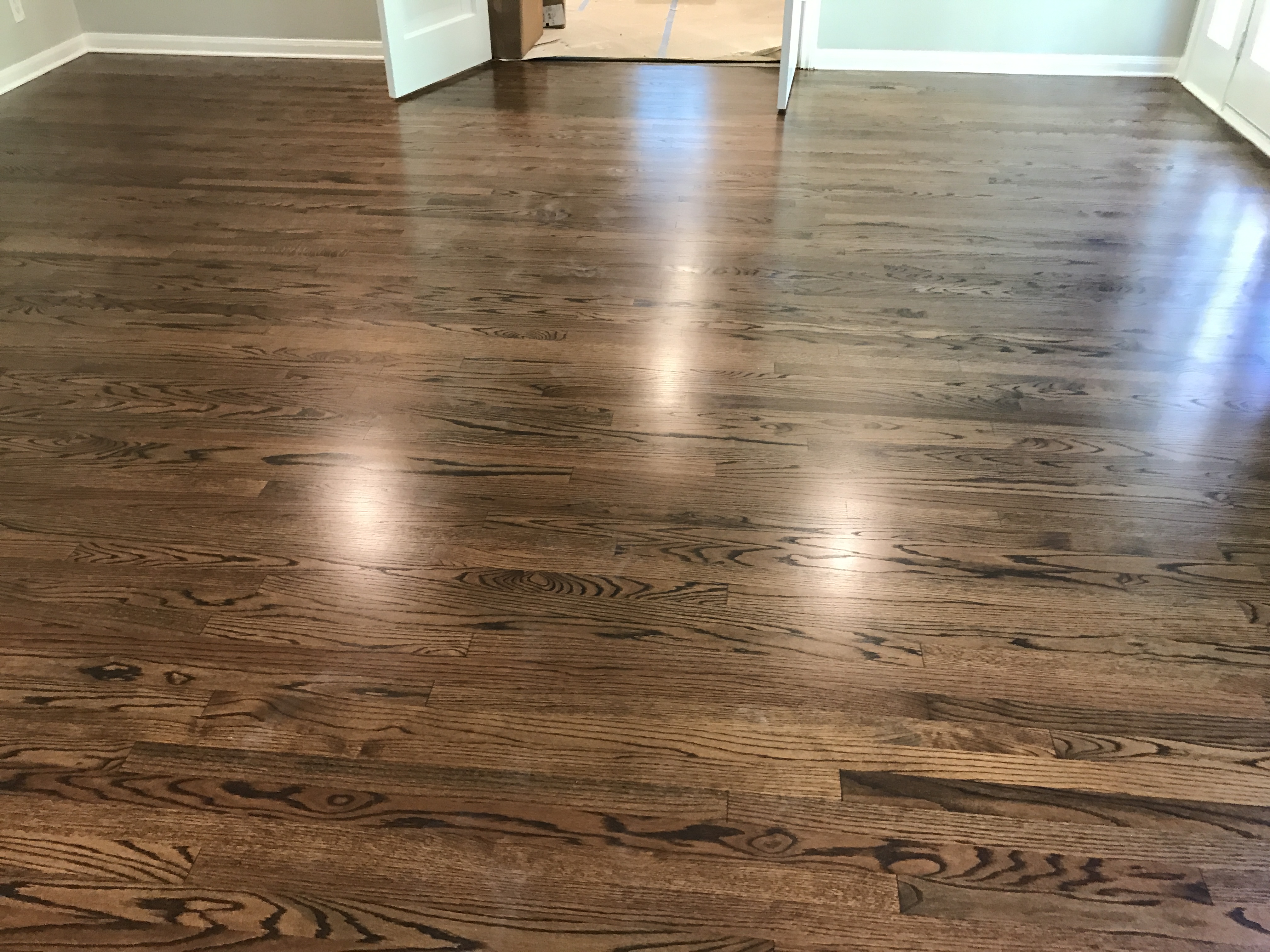 Wood floor refinishing