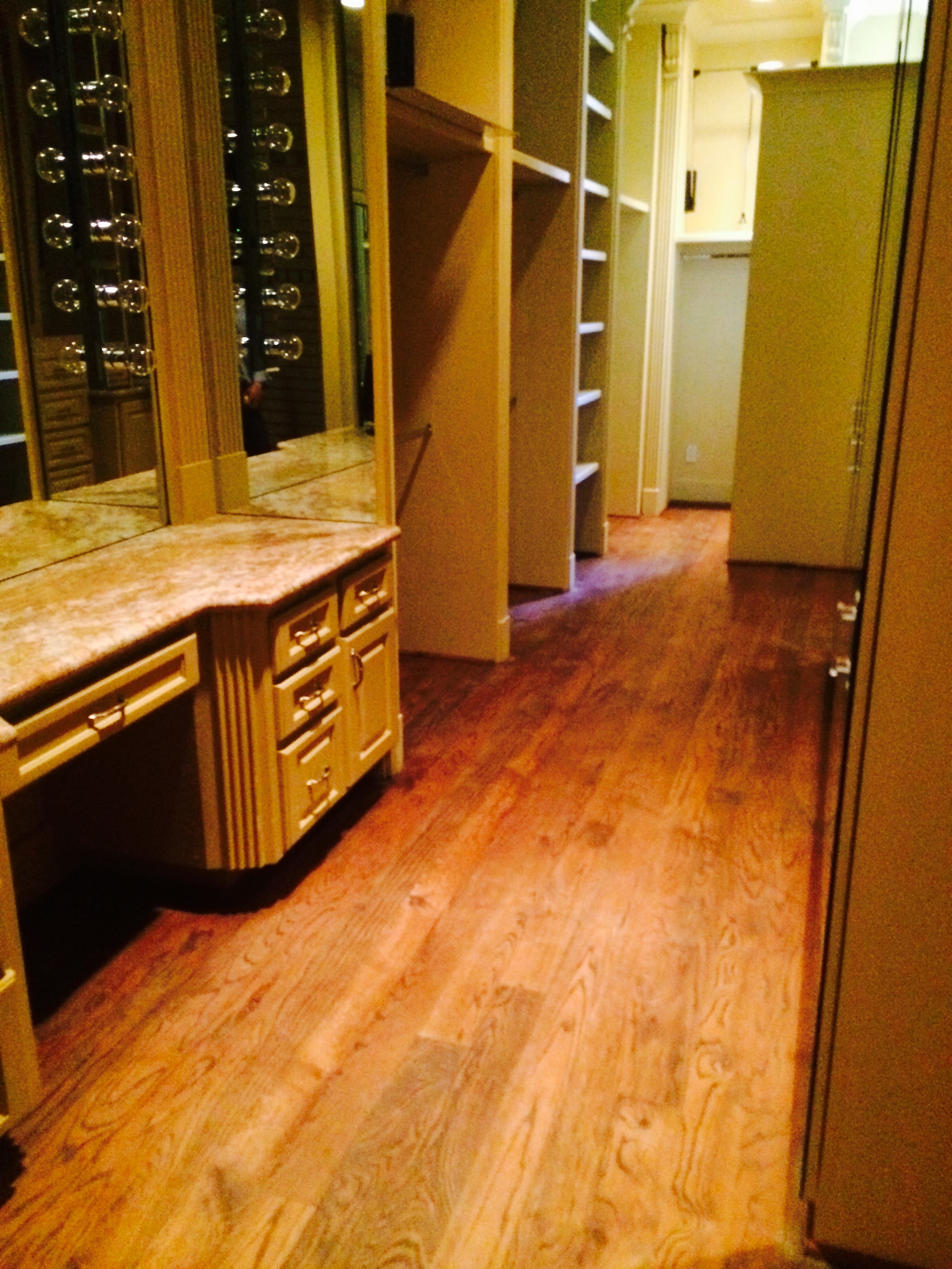 Wood floor refinishing
