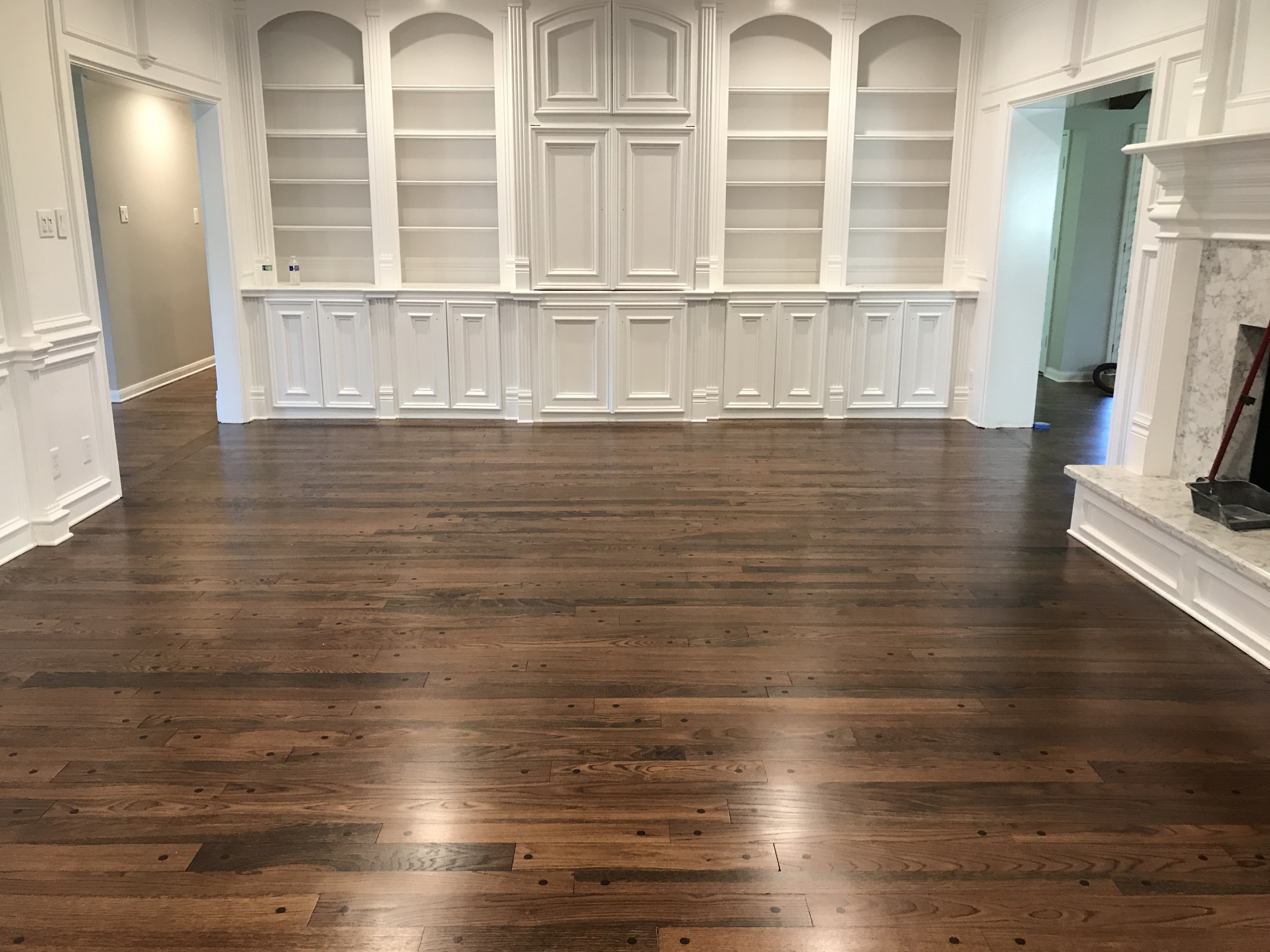 Wood floor refinishing