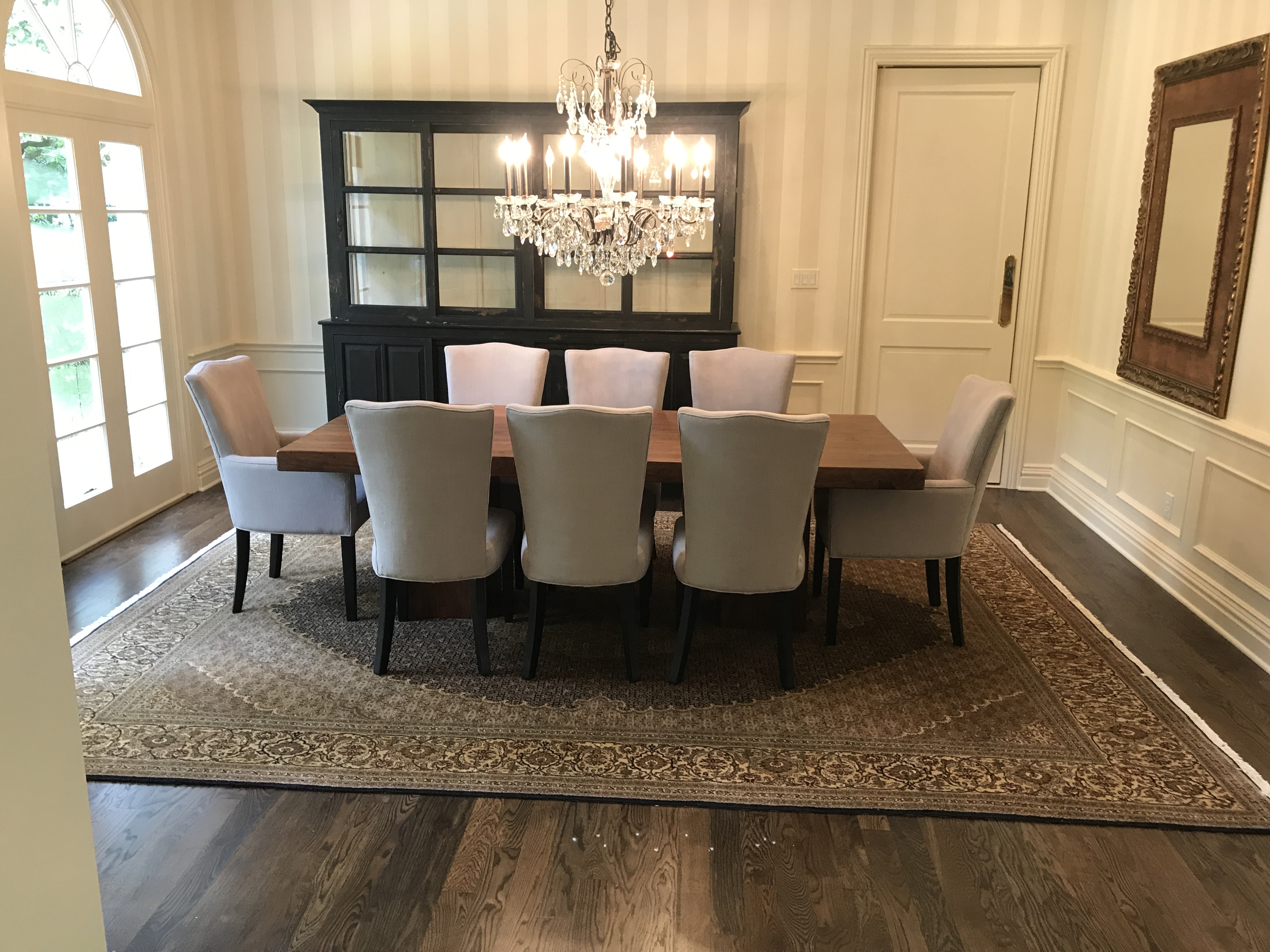 Wood floor refinishing